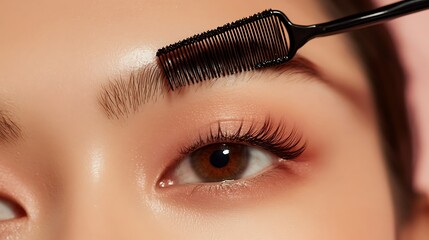 Elevate your beauty with perfectly shaped eyebrows and stunning lashes, using a professional grooming tool for a flawless, sophisticated look every day