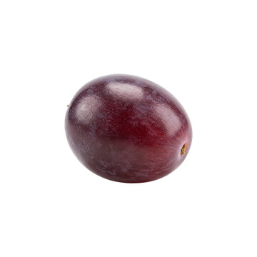 Fresh Red Grape Isolated on Black Background