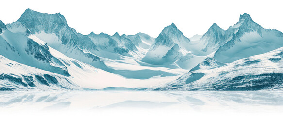 PNG Snow landscapes border mountains scenery nature.