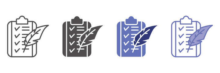 Plan collection of icon styles