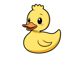 Cute Duck Cartoon Design Very Cool
