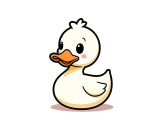 Cute Duck Cartoon Design Very Cool