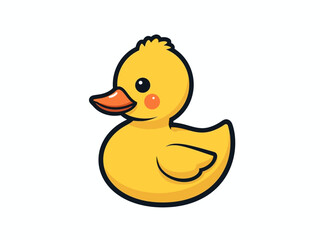 Cute Duck Cartoon Design Very Cool