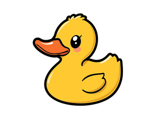 Cute Duck Cartoon Design Very Cool