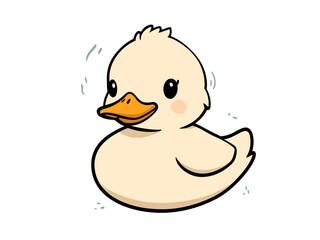 Cute Duck Cartoon Design Very Cool