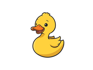 Cute Duck Cartoon Design Very Cool