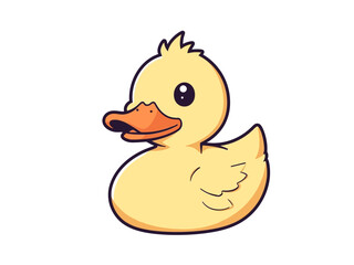 Cute Duck Cartoon Design Very Cool