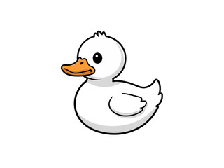Cute Duck Cartoon Design Very Cool