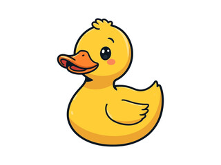 Cute Duck Cartoon Design Very Cool