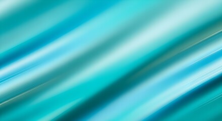 Abstract diagonal brush strokes of turquoise and blue watercolor paint