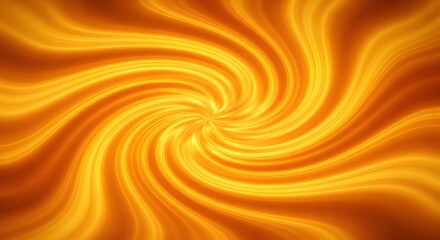 Fiery orange and yellow abstract swirl pattern with glowing center