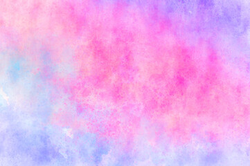 Watercolor background, pastel pink purple blue, suitable for creative and abstract art design, suitable for wallpaper and presentation.