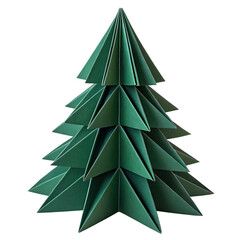 green tree made of paper