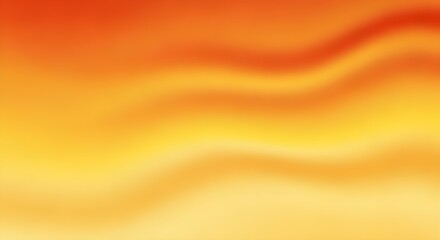 Abstract warm orange and yellow gradient background with soft waves