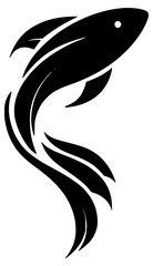 Stylized fish logo