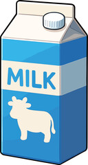 牛乳パックのイラスト