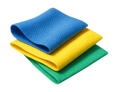 Durable viscose rags ideal for cleaning tools in home workshops.