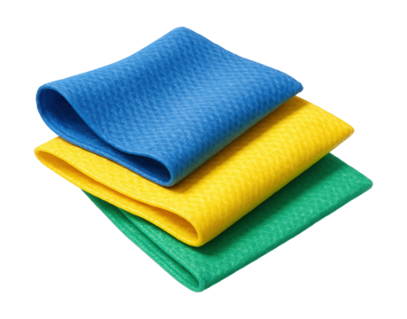 Durable viscose rags ideal for cleaning tools in home workshops.