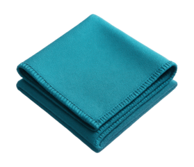 Compact glass cloth with reinforced edges for cleaning display cabinets in urban spaces.