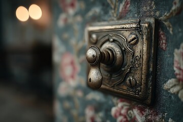Antique brass keyhole texture high resolution picture