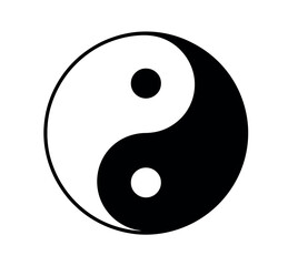 The Yin and Yang symbol represents the concept of dualism, where opposing forces are interconnected and interdependent.