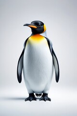 Portrait of an Emperor Penguin Standing Tall