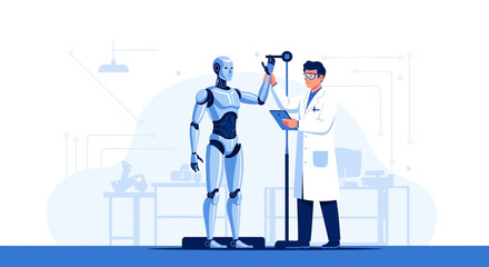 Futuristic robotics: Robotic device testing with human specialist for quality control excellence