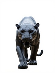 Intense Black Panther Stalking Forward - Wildlife Portrait