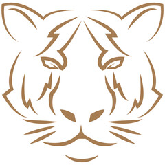 Majestic Wild Tiger Apex Predator Drawing