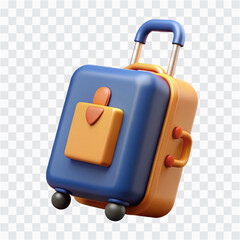 3D Passenger Backpack Icon | Travel Backpack, Tourist Gear Symbol