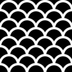 Fish Scale Pattern, Seamless Background
