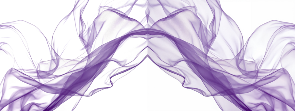 Abstract Purple Smoke and Fabric Textures - Wave, Swirl, Flowing, Design Elements