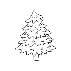 Christmas icon. Design for postcards, flyers, banners