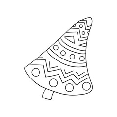 Christmas icon. Design for postcards, flyers, banners