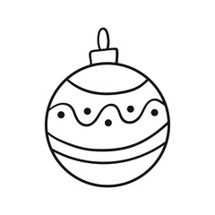 Christmas icon. Design for postcards, flyers, banners