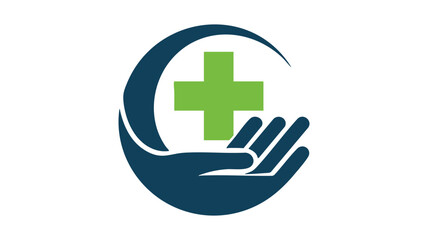 Obraz premium Healthcare support symbol logo