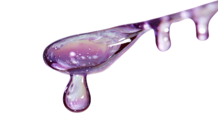 Abstract drip artwork in vibrant purple tones featuring flowing liquid textures and dynamic movement for modern artistic and creative design projects
