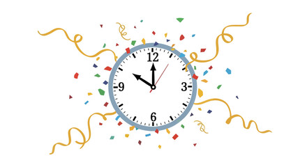 Countdown to Midnight Celebration Clock