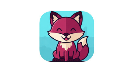 Cartoon fox illustration