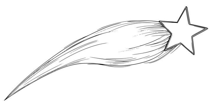 Whimsical Wish - Stylish Starburst | Clean, isolated vector art for creative projects.