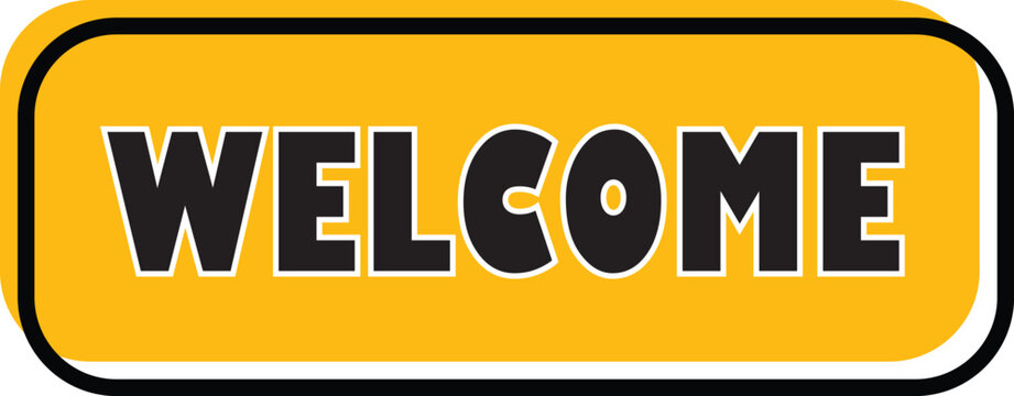 Welcome Signage and Graphic Design Elements for Businesses and Events, Perfect for Various Marketing Needs