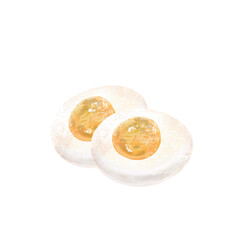 illustration eggs as keto-friendly ingredients healthy foods