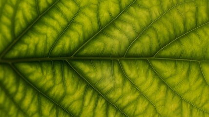 Obraz premium An abstract background showing a macro, close-up view of leaf veins