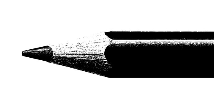 Sharpened Focus: Art Simplicity Pencil Paper | Clean, isolated vector art for creative projects.