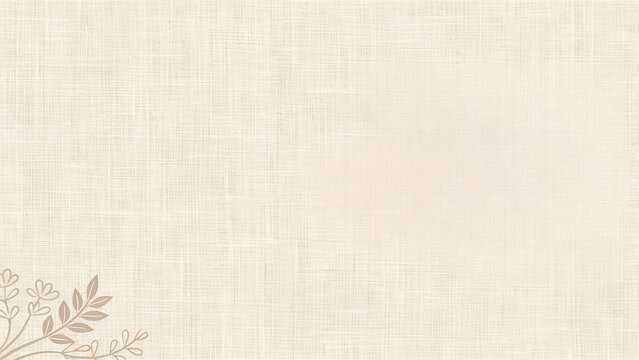 Subtle linen background, soft and understated, light fabric texture in neutral colors, with copy space