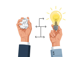 Find creative solutions, innovate with lightbulb moment