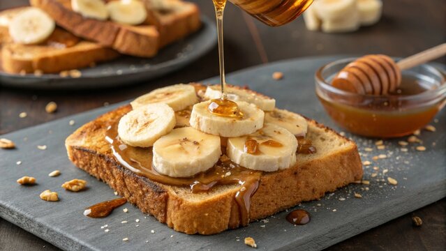 Savor the delight healthy peanut butter and banana toast breakfast recipe for a nutritious start in your kitchen