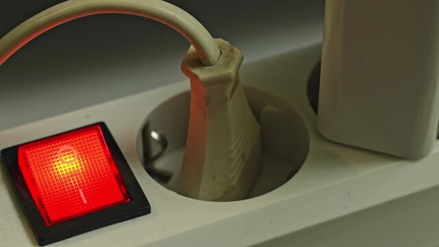 Instructions for safely connecting an electrical device to a power strip for optimal usage at home or office