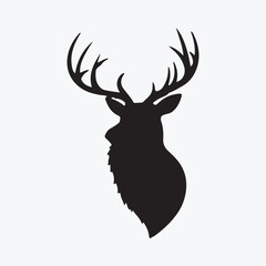 silhouette animal vector design template 