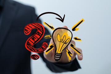 Finding solutions, innovation, creativity, inspiration, ideas, problem, question, answer, success, business, strategy, vision, future, gro